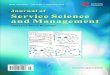 9771940989007 03...Journal of Service Science and Management (JSSM) Journal Information SUBSCRIPTIONS The Journal of Service Science and Management (Online at Scientific Research Publishing,