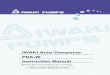 IWAKI Auto-Dampener PDA-W Instruction Manual · 2018. 4. 12. · PDA-W Instruction Manual This is patent pending product. We thank you for selecting IWAKI Auto-dampener PDA-W series