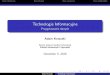 Technologie Informacyjne - Przygotowanie danych · PDF file 2019. 2. 14. · Dane tabelaryczneDane tekstoweDane sensoryczneDane multimedialne Technologie Informacyjne Przygotowanie