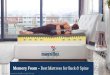 Memory Foam - Best mattress for back and spine