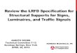 Review the LRFD Specification for Structural Supports for ...sp.bridges.transportation.org/Documents/2015 SCOBS...Review the LRFD Specification for Structural Supports for Signs, Luminaires,