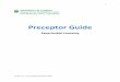 Preceptor Guide - University of Alberta€¦ · Preceptor of the Year Award The Faculty and students at the University of Alberta's Faculty of Pharmacy and Pharmaceutical Sciences