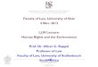 Faculty of Law, University of Oslo 4 Nov. 2013 LLM Lecture ......Ruppel, Oliver C. and Ruppel-Schlichting, Katharina (Eds), Environmental Law and Policy in Namibia – Towards Making