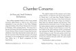 Chamber Concerto · 2015. 9. 21. · Chamber Concerto . for Piano and Small Orchestra . Bill Robinson . First edition composed April 18—July 18 2003, second movement added March