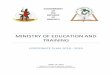 MINISTRY OF EDUCATION AND TRAINING Corporate... · 2018. 10. 1. · A MoET retreat was facilitated in March 2018 to finalise the current version. The process to develop the plan has