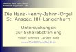 Die Hans-Henny-Jahnn-Orgel St. Ansgar, HH-Langenhorn · 2017. 3. 5. · 2011-03-24 Die Hans-Henny Jahnn-Orgel in St. Ansgar, HH-Langenhorn Untersuchungen zur Schallabstrahlung 3 Hans-Henny