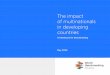 The impact of multinationals in developing countries...Companies with a global impact are nothing new. For centuries, multinational corporations (MNCs) have had an impact in developing