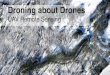 Droning about Drones - GIS Courses · 2016. 10. 12. · QT Modeler. Digital Surface Model (DSM) Problems Or, as we like to call them, ‘challenges 