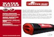 WATER RESCUE - FirstAlertStore.com...Included with Rescue Mat is a carrying case wrap with multiple handles for effective transport. The wrap is fastened by a quick deployment Velcro-strip