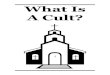 What Is A Cult?...Organized mainstream religions want to paint the Waco, Texas Branch Davidians as a cult, but according to the news reports I have seen and read, this group is a Branch
