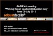 SAPIF 4th meeting Working Group Leaders/CoLeaders only ......Ariston Derek Warren HWA Martyn Griffiths, Alan Clarke. Technology Categories Technology Methodology in SAP 10.0 Category