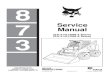 BOBCAT 873 SKID STEER LOADER Service Repair Manual (SN 514114999 & Below)