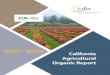 CA LI FO RN IA D EPAR TM E N T O F F OOD & AGRICULTURE … · 2020. 6. 8. · CA LI FO RN IA D EPAR TM E N T O F F OOD & AGRICULTURE 2018 - 2019 California Agricultural OrganicReport