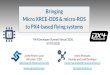 Bringing Micro XRCE-DDS & micro-ROS to PX4-based ﬂying … · 2020. 7. 22. · ROS 2 concepts Fast DDS: default implementation. Why bring DDS to PX4 #PX4DevSummit Jaime Martin Losa