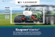 AGRARTECHNIK SuperVario - 2020. 5. 8.¢  AGRARTECHNIK Der vielseitige 12 Volt Allround-Streuer mit stufenlos