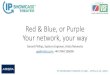 Red & Blue, or Purple Your network, your way - IP Showcase ......IP SHOWCASE THEATER AT NAB – APRIL 8-11, 2019 Red & Blue, or Purple Your network, your way Gerard Phillips, Systems