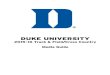 DUKE UNIVERSITY - Duke Blue Devils · 2019. 7. 16. · Leslie Gaber Assistant Sports Information Director Brad Amersbach Cory Foote Sports Information Staff Assistant. ... Allison
