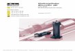 Hydrozylinder Hydraulics Baureihe 2H nach NFPA Katalog 1110/4-D · 2009. 8. 28. · Hydraulics