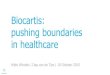Biocartis: pushing boundaries in healthcare · 2015. 10. 14. · Biocartis aims to become a global leading player in MDx by providing innovative, personalized healthcare solutions,