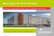 Wonen in De Kreek - Woonbron · 2020. 11. 30. · Woongebouw De Kreek Projectinformatie In Rotterdam-IJsselmonde realiseert Woonbron aan de Sluiskreek 84 ruime appartementen. Het