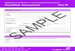 Candidate Assessment Part B SAMPLE - The Skills Network · 2018. 8. 13. · Level 2 Certificate in Understanding Autism Candidate Assessment Part B SAMPLE. ... learning resource pack