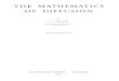 THE MATHEMATICS OF DIFFUSIONshuman/NEXT/MATERIALS&COMPONENTS/Xe_da… · following journals, British Journal of Applied Physics, Journal of Chemical Physics, Journal of Metals, Journal
