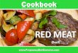 RED MEAT - Pregnancy Diet Exercise · meat into thin slices and place onto the plates with the kale. Drizzle the balsamic vinegar over it, season with salt and pepper and garnish