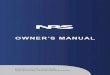 OWNER’S MANUAL - dh36nblqpps8a.cloudfront.net€¦ · OWNER’S MANUAL. 2 800.635.5202 | nrs.com | Welcome to the family of NRS boat owners! Our skilled craftsmen have taken great