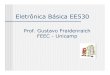 Eletrônica Básica EE530gf/aula1.pdf · 2009. 8. 10. · Ementa da Disciplina –EE530 Introdução à Microeletrônica(Cap. 1) Física dos semicondutores (Cap. 2) Circuitos com