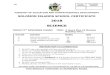 2018 SCIENCE - Solomon Islands iResource · 2020. 9. 11. · ministry of education and human resource development solomon islands school certificate 2018 science friday 9th november