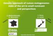 Genetic approach of rumen metagenome: state of the art in small … · 2021. 3. 2. · Genetic approach of rumen metagenome: state of the art in small ruminant and perspectives August