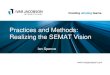 Practices and Methods: Realizing the SEMAT Vision · 2015. 6. 24. · Realizing the SEMAT Vision Ian Spence . Creating winning teams. The Future: Practice Independence A Declaration