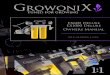 EX600 Deluxe EX1000 Deluxe Owners Manual - GrowoniX · 2018. 2. 20. · EX600-T Deluxe 34,000 gallons 1200 GPD EX600 Deluxe 16,000 gallons 1200 GPD High Flow Cold Water membrane element
