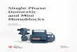 Submersible Pumps and Monoblock Pumps by Texmo Industries - … · 2020. 1. 24. · Texmo Industries has a wide variety of Single Phase Self-Priming Monoblocks to meet your requirements