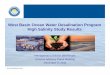 West Basin Ocean Water Desalination Program High Salinity ......- Juvenile sanddabs 33 36 39 42 45 60 PPT33, 36, 39, 42, 45, 60 PPT Short-term WET Study High Salinity Study LOEC NOEC