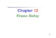 Chapter 12 Frame Relay210.70.254.122/chingyu/Ch12 Frame Relay.pdf9 Frame Relay Standards and Eq. (cont.) In Fig. 12-2, you can see a CSU/DSU that is used with a Cisco 2501router to