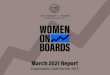 March 2021 ReportSummary of March 2021 Report 2020 Women on Boards Data (Corporations Code Section 301.3) Total number of corporations filing Publicly Traded Corporate Disclosure Statements