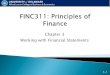 Chapter 3 Working with Financial StatementsChapter 3 Working with Financial Statements 3-1 Why evaluate financial statements? Learn how to standardize financial statements for comparison