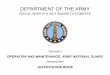 OPERATION AND MAINTENANCE, ARMY NATIONAL ......Program Growth FY 2011: 1) An increase of $6,689 thousand to Base Operations Support (BOS) for Facility Operations supports public works