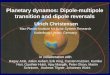 Planetary dynamos: Dipole-multipole transition and dipole reversals · Planetary dynamos: Dipole-multipole transition and dipole reversals Ulrich Christensen Max-Planck-Institute