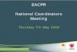 EACPR National Coordinators Meeting - European Society of Cardiology · 2020. 6. 17. · EUROACTION demonstration project. 2006-2007 EUROASPIRE III. 2007 European Heart Health Charter