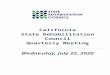 CA Department of Rehabilitation - Meeting Notice and Agenda · Web viewQuarterly Meeting Wednesday, April 29, 2020 9:00 a.m. – 12:00 p.m. Virtual meeting through Blackboard Collaborate