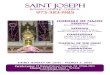 Saint Joseph...2021/03/07  · Saint Joseph ROMAN CATHOLIC Church 973-383 -1985 third Sunday of lent - march 7, 2021 Schedule of Masses Weekdays Monday-Friday at 12:05pm Weekends Saturday