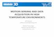 Motion Sensing and Data Acquisition in High Temperature Environments … · 2017. 2. 15. · Specs of Reference Design • Single Channel Data Acquisition Building Block • 16 bit,