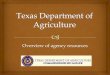 TDA GT CDBG PPT - Texas A&M AgriLife · 2018. 5. 10. · The purpose of this program is to provide financial to young agricultural producers that are engaged or will be engaged in