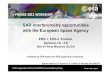SAR Interferometry opportunities with the European Space Agency · 2014. 6. 12. · SAR Interferometry opportunities. with the European Space Agency. ERS-1, ERS-2, Envisat, Sentinel-1A