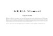 KEHA Manual · 2020. 9. 9. · KEHA Manual Appendix Contents: This section contains many useful forms and information sheets for use by KEHA groups on all levels. Included is the
