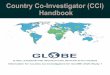 GLOBE PROJECT 2020 2020 CCI HANDBOOK_NOV... · 2021. 3. 12. · GLOBE 2020 CCIs play a critical role in GLOBE 2020 and as with previous GLOBE initiatives will can expect significant