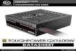TOUGHPOWER GX1 600W - Conrad Electronic...P/N: PS-TPD-0600NNFAGx-1 REV. A (2018.01) TOUGHPOWER SERIES POWER SUPPLY •80 PLUS® Gold certified up to 90% efficiency. •Ultra-quiet