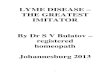 LYME DISEASE – THE GREATEST synthese.pdf It causes Lyme disease (borreliosis). Lyme disease is multi-systemic inflammatory disease. If left untreated it can be devastating. It was